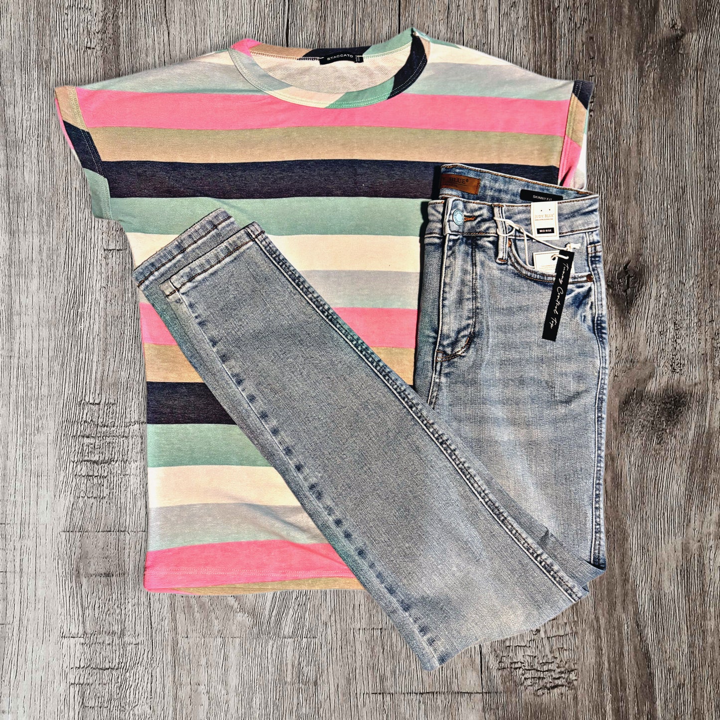 Judy Blue Tummy Control Mid Rise skinny
