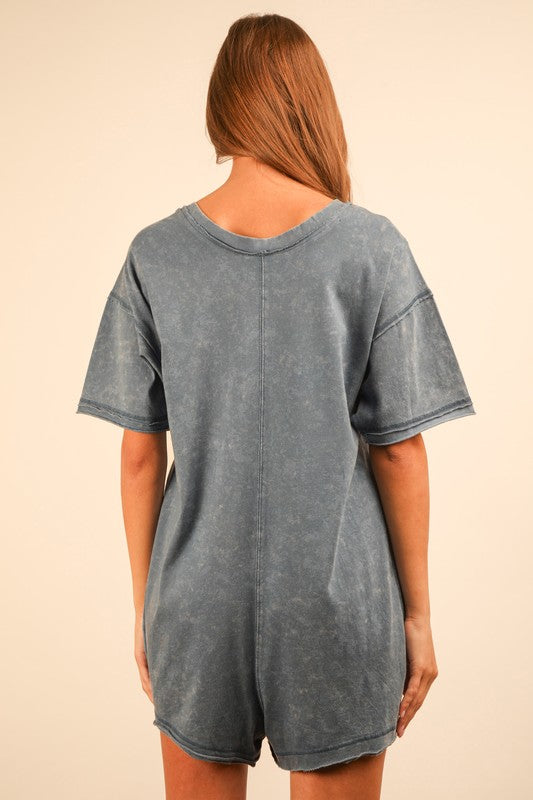 Fall mineral wash Romper