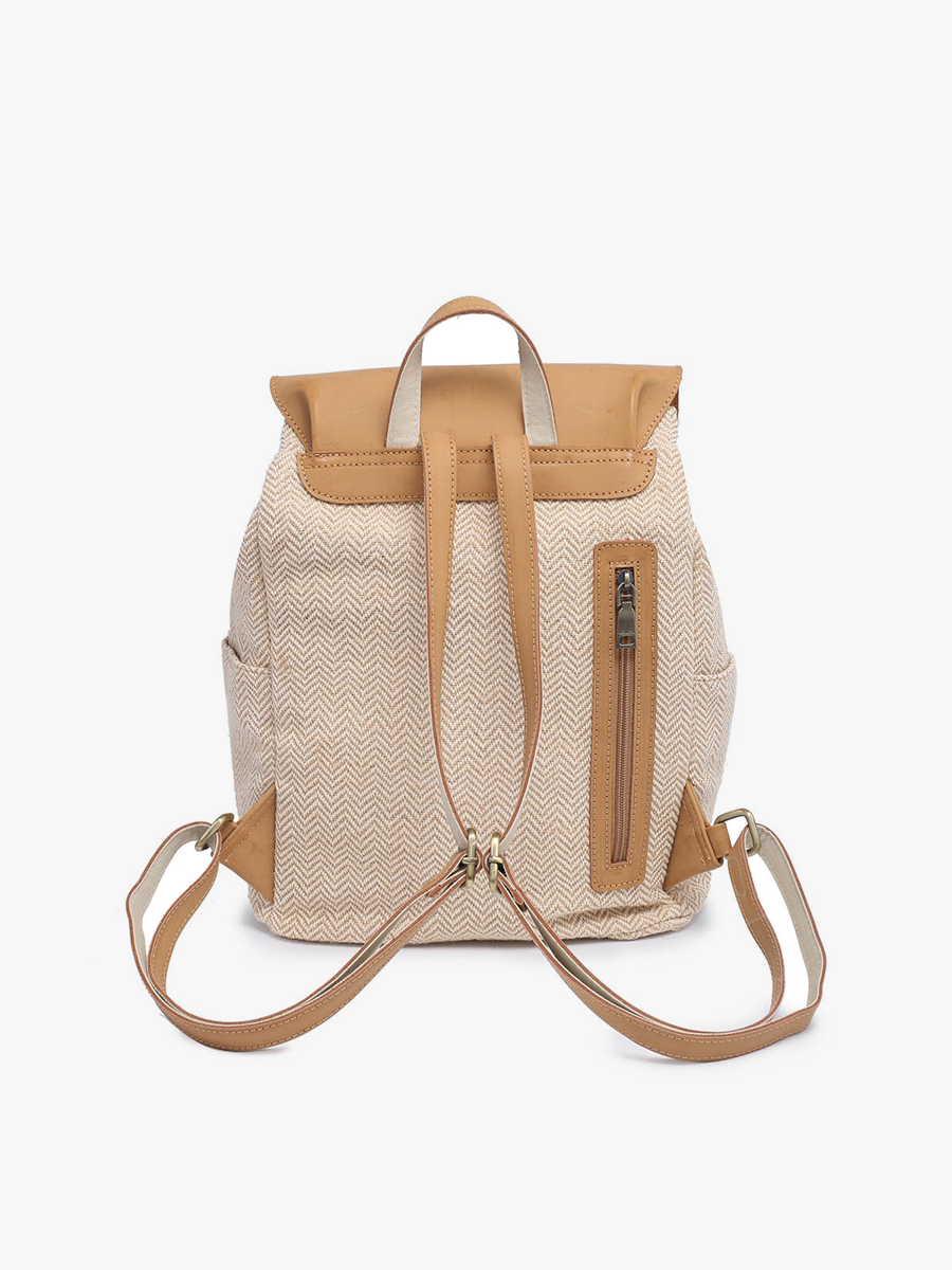 Canvas Backpack w/ Flapover