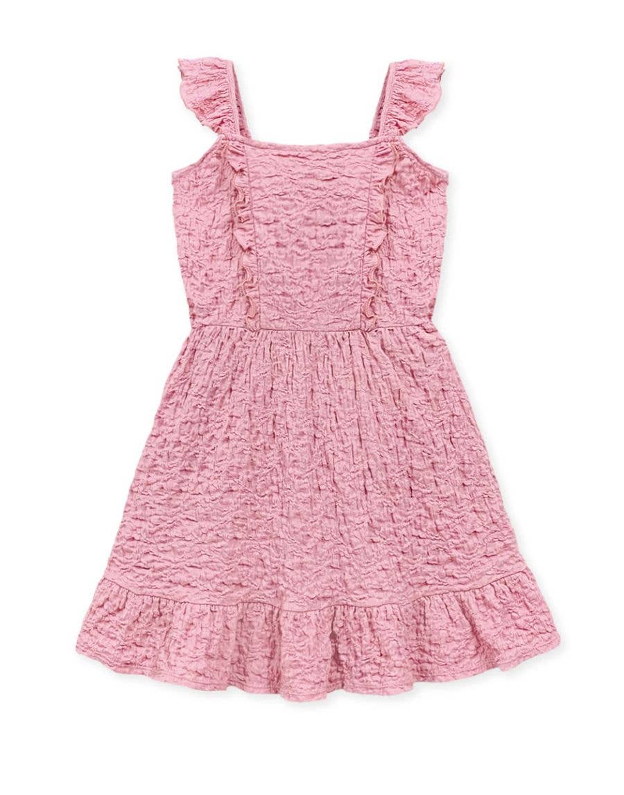 Girl's Crepe Dress w/ Ruffle Strap
