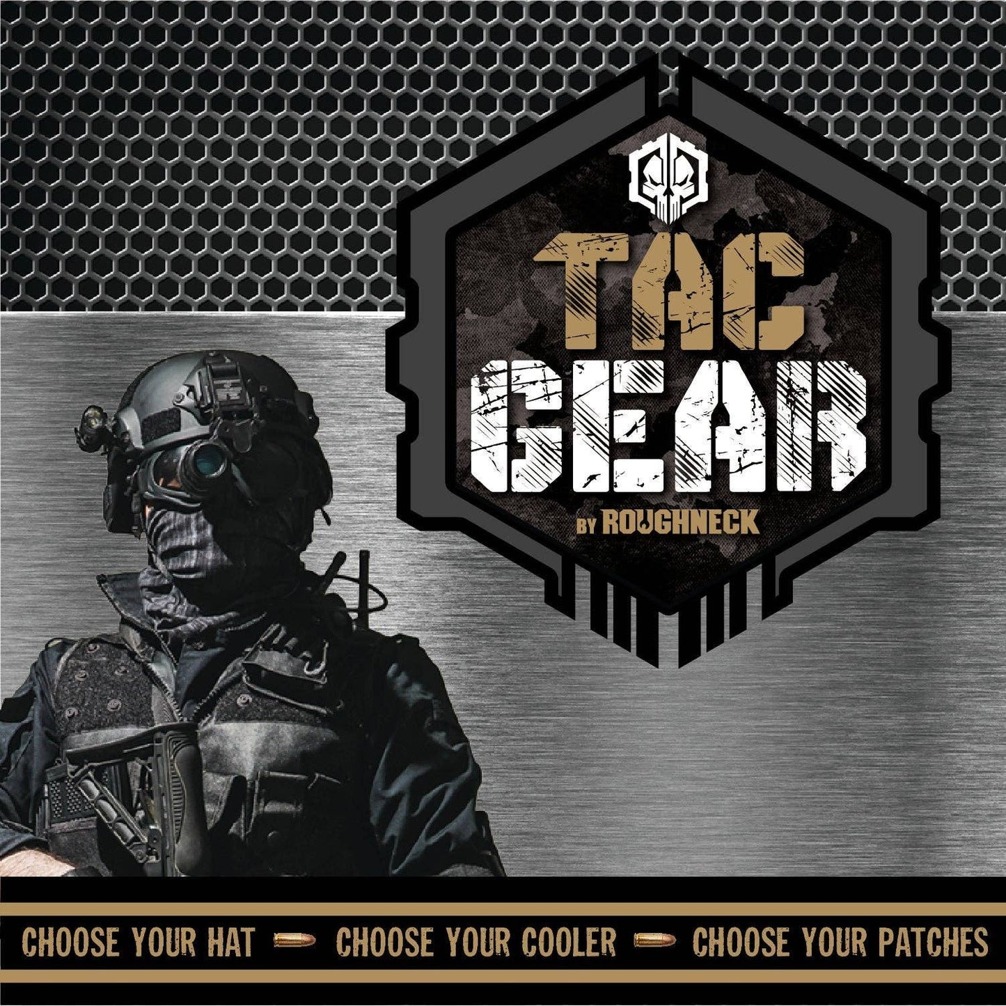 Tac Gear Stretch Fit Hat Patriot Design Assortment- 8/Pack