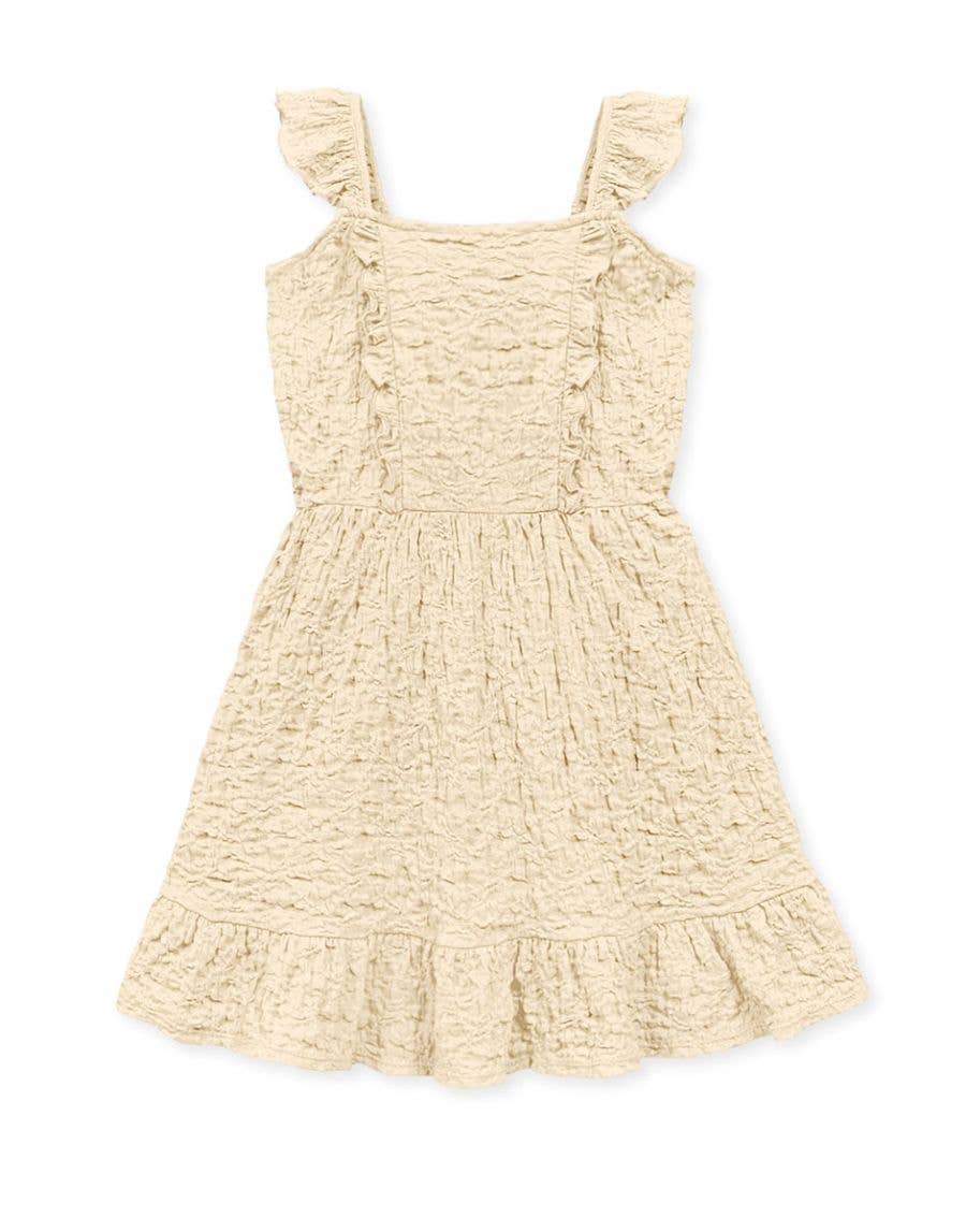 Girl's Crepe Dress w/ Ruffle Strap