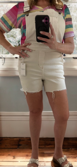 Judy Blue Khaki Short Overalls