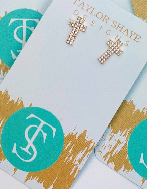 Ruth Cross Studs