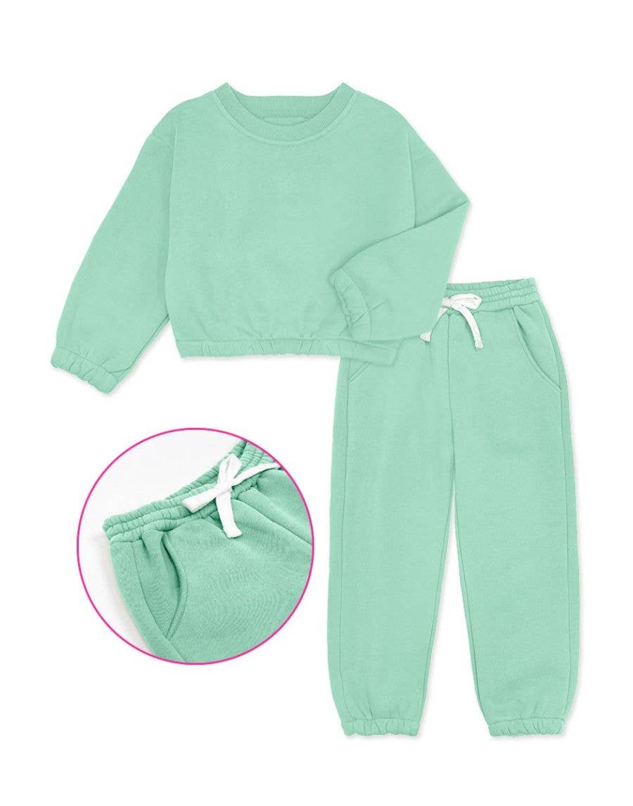 Girl's 2 pc Pant Jog Set