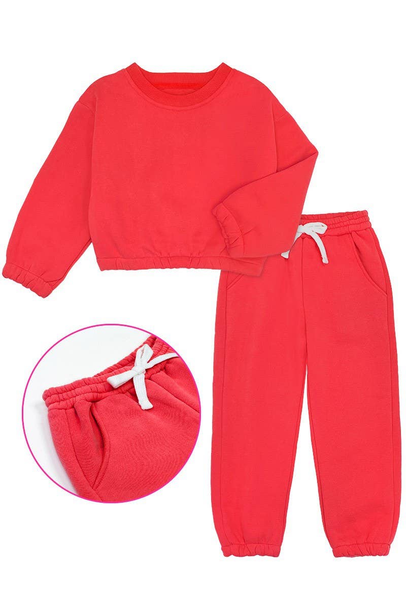 Girl's 2 pc Pant Jog Set