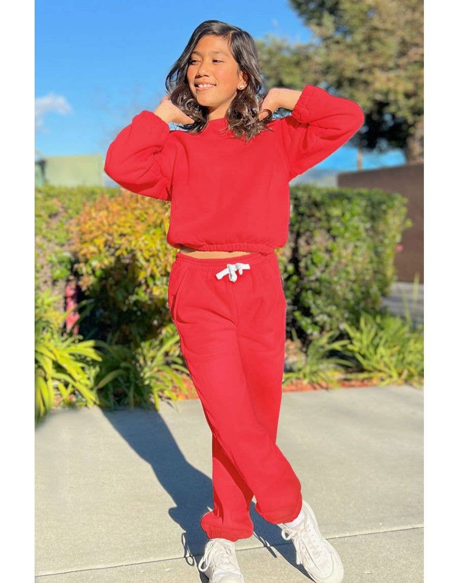 Girl's 2 pc Pant Jog Set