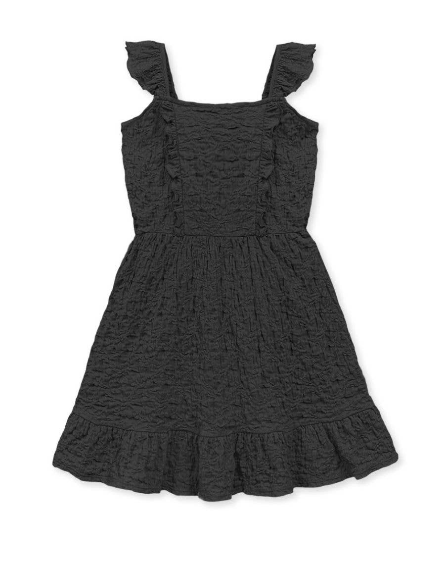 Girl's Crepe Dress w/ Ruffle Strap