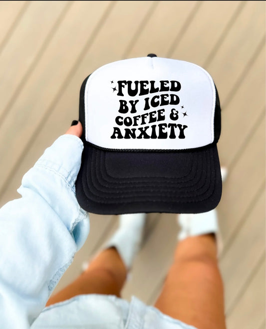 Fueled By Iced Coffee & Anxiety Hat