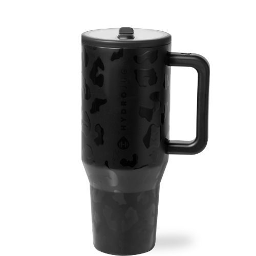 Black Leopard 32oz HydroJug