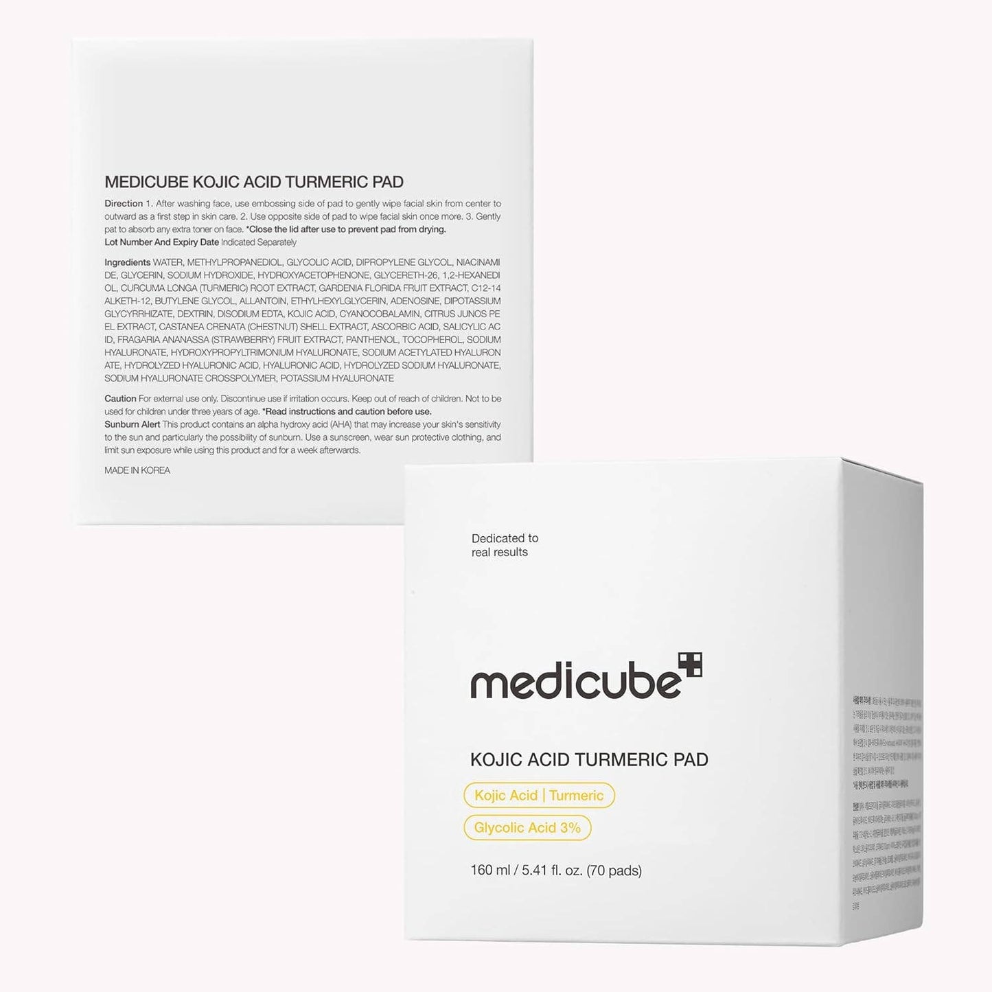 MEDICUBE Kojic Acid Turmeric Brightening Pad 70 Pads