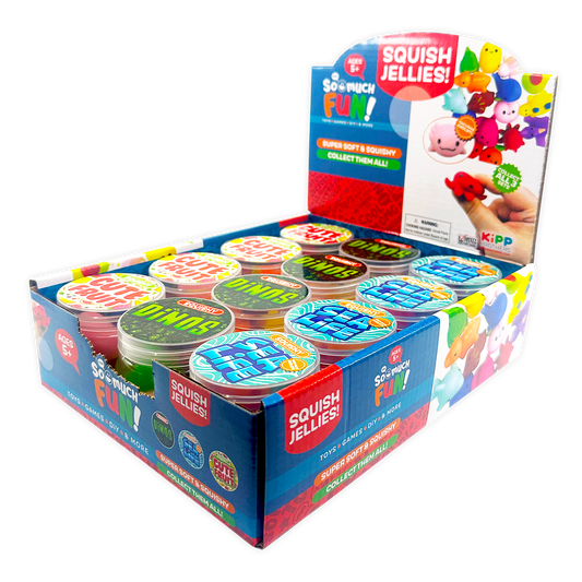 So Much Fun! Squish Jellies Toy Assortment - 12/Display