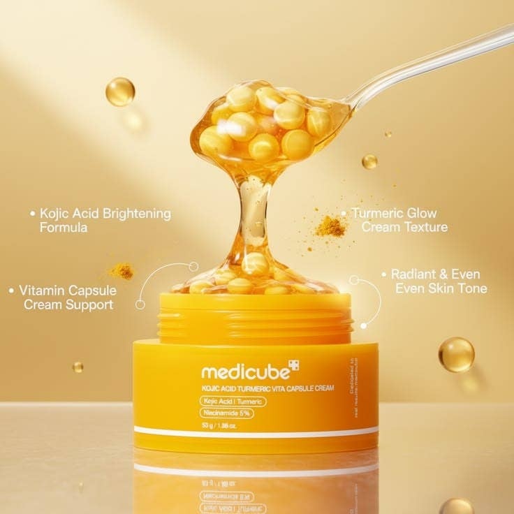MEDICUBE Kojic Acid Turmeric Vita Capsule Cream