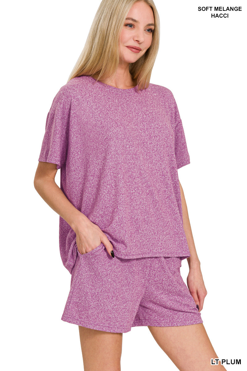 Butter soft short lounge set