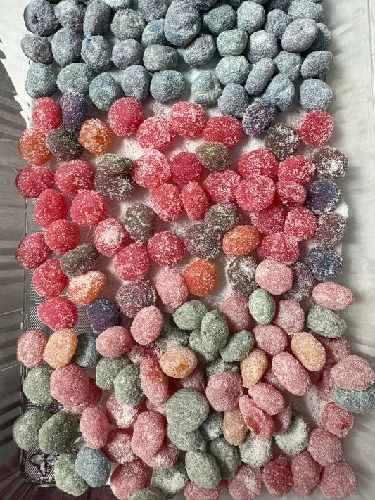 Heels and Hounds Juicy Gems made with Gushers candy