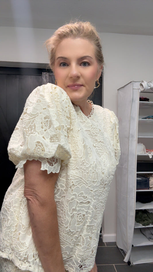 Flower Detail Knit 2 Piece Womens outfit