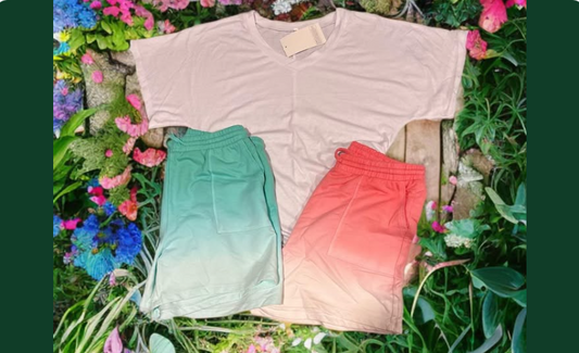 Zenana Ombre women's shorts
