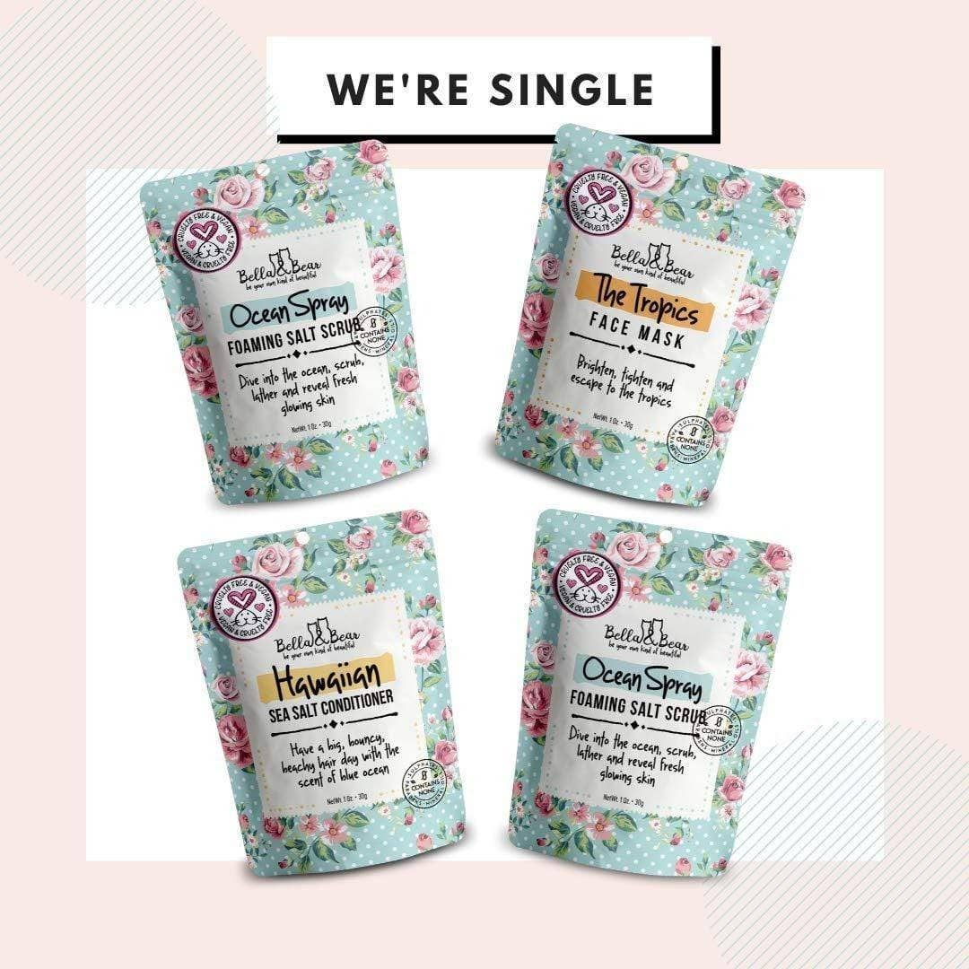 Tropics Face Mask - Vegan & Cruelty-Free Mini | Travel