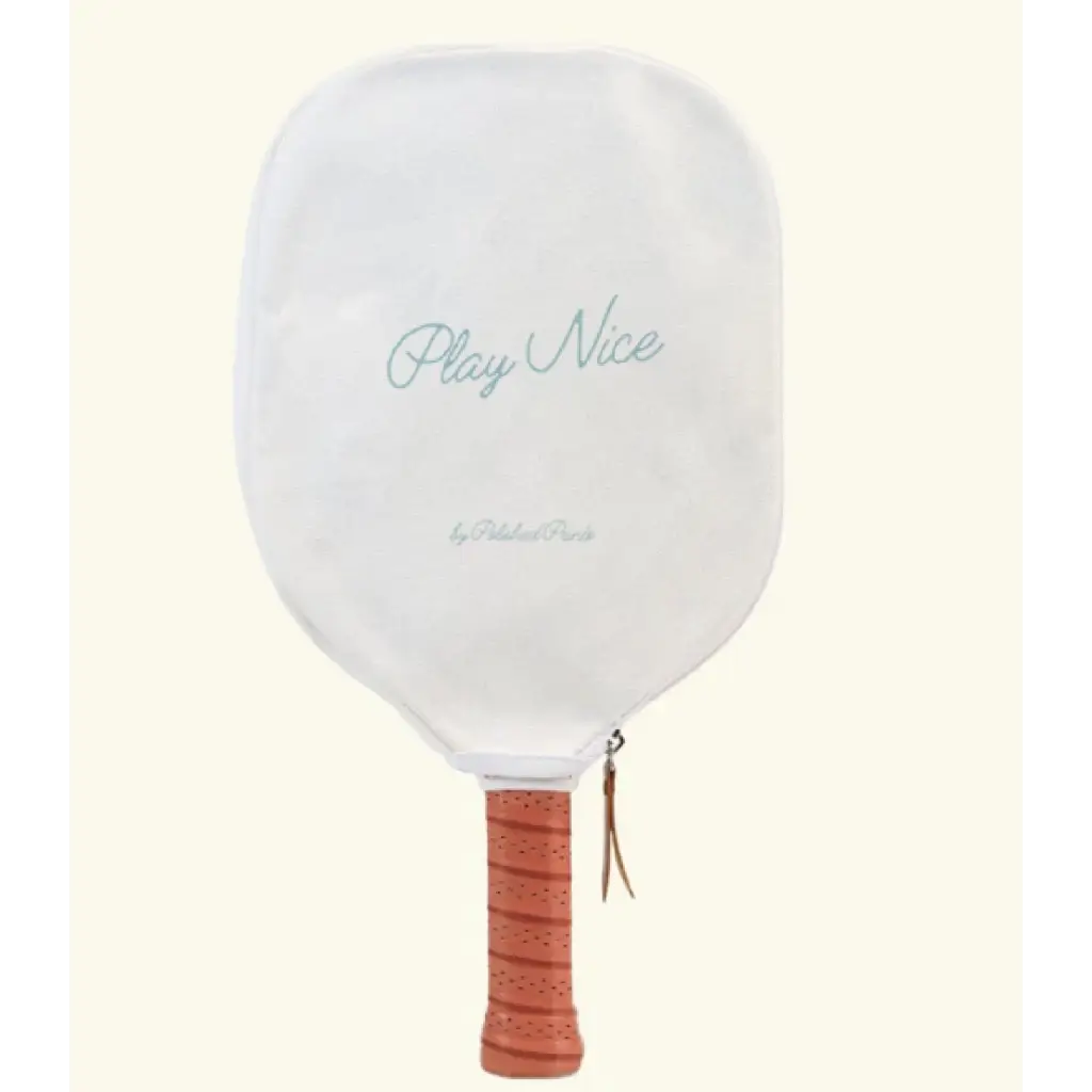 Neutral Checkerboard Pickle Ball Paddle for Adults