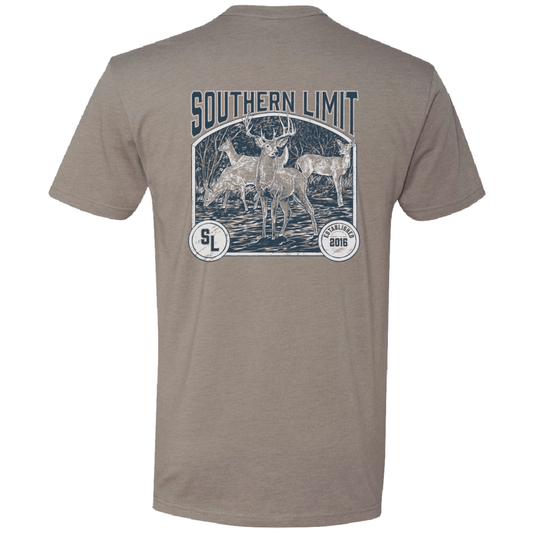 Southern Limit-123 Deer Hunting Mens Southern Graphic Tees
